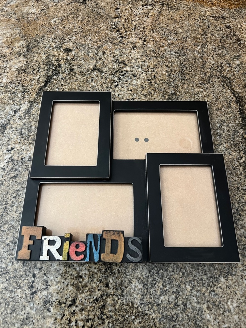 Multi-Opening 'Friends' Picture Frame in Black